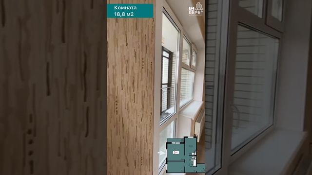 Видеообзор 2комн квартиры S 60,7. ЖК 