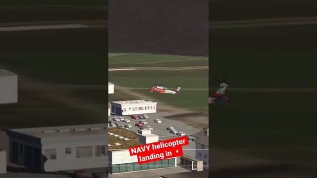 Sikorsky UH-60M landing at Meiringen Air Base Switzerland Drone View• Aerofly FS 2023 смотреть онлайн
