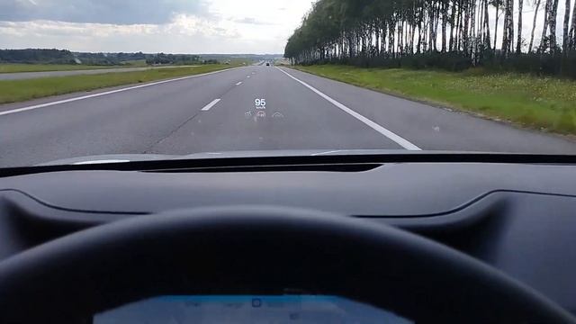 BYD Yuan Up - РЕАЛЬНЫЙ ЗАПАС ХОДА по трассе летом на скорости 95-99 км в час | BYD Yuan Up 401km