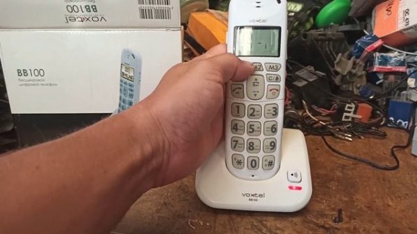 Тефон стационарный беспроводной voxtel BB100 Цифровой телефон вокстел бб100 Домашний офисный телефо