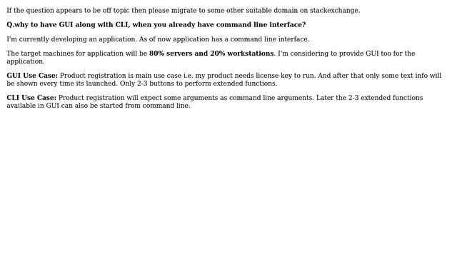 Software Engineering: Why to have an application with GUI on linux when command line is available? смотреть онлайн