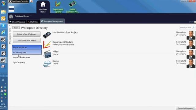 Log in to QuiXilver and join existing Workspaces (QuiXilver for Windows) смотреть онлайн