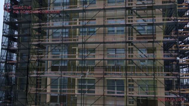 Клубный дом «Счастье на Ломоносовском». Ход строительства. Февраль 2022 смотреть онлайн