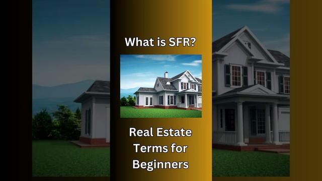 Real Estate Terms for Beginners - What is SFR? смотреть онлайн