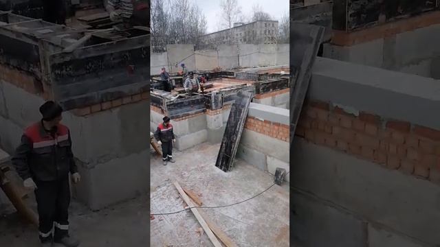 строим 9 этажный дом из кирпича... смотреть онлайн