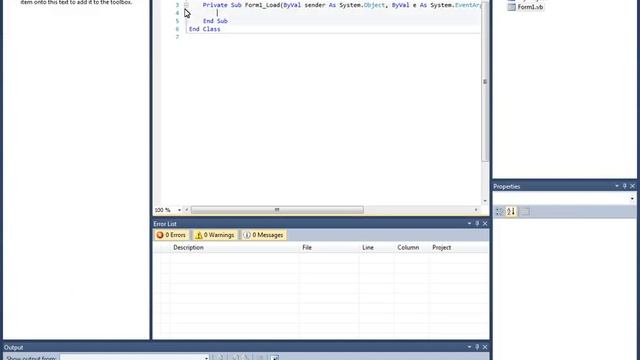 Visual Basic Tutorial 6 (Starting Windows Forms!) смотреть онлайн