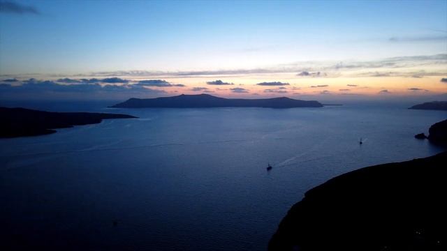 Santorini - Time laps, filmed from the Iriana Apartments & Suites смотреть онлайн