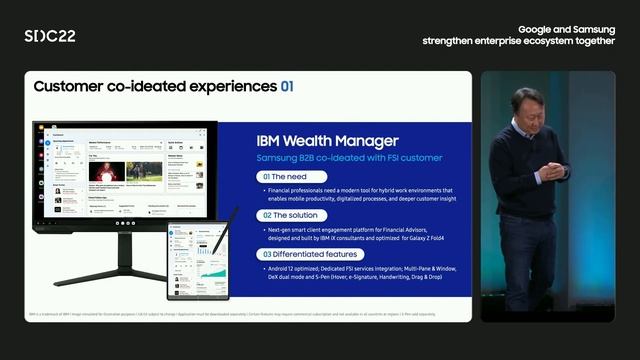 [SDC22] Google and Samsung strengthen enterprise ecosystem together смотреть онлайн