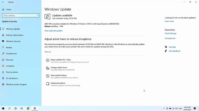 September 2021 Update for Windows 10 смотреть онлайн