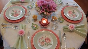 Сервировка стола для дома