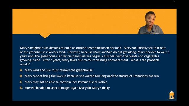 Real Estate EXAM Prep – Is it Laches or Statute of Limitations? смотреть онлайн