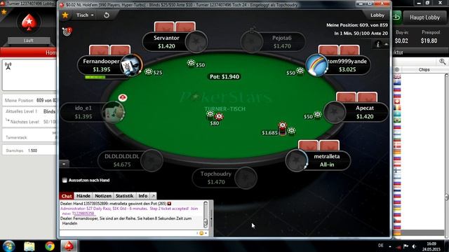 Pokerstar Tunier Real Money Echt Geld смотреть онлайн