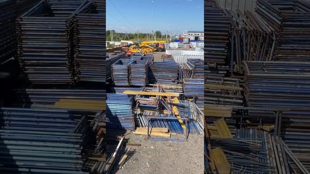 Леса строительные рамные фасадные забраться аренда продажа выкуп ЛРСП для высоты и ремонта смотреть онлайн