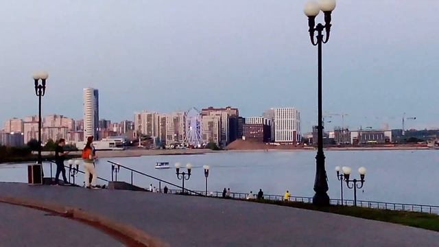 Станция метро Козья слобода в Казани и набережная для влюбленных. смотреть онлайн