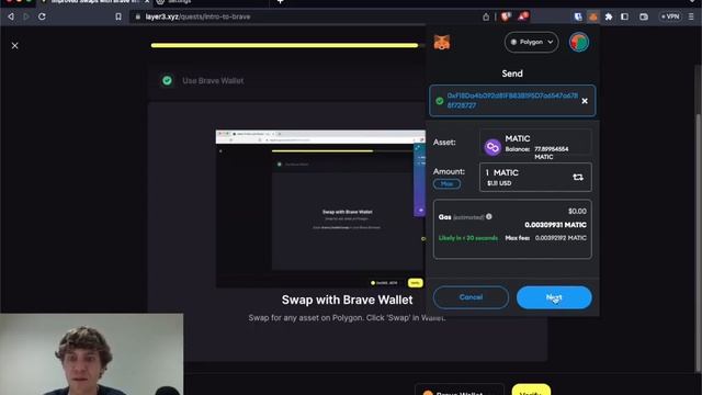 Layer3 General Quests - DeFi Llama, Brave Wallet, ODOS Protocol смотреть онлайн