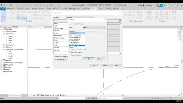 2.4 -Units, Shortcut Keys in Revit