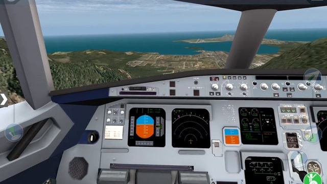 X plane 10 a 320 soon take of night landing (ANDROID) смотреть онлайн