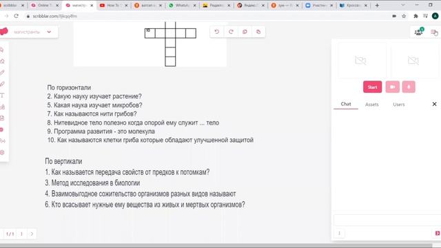 Scribblar онлайн тақта арқылы тапсырма құру смотреть онлайн