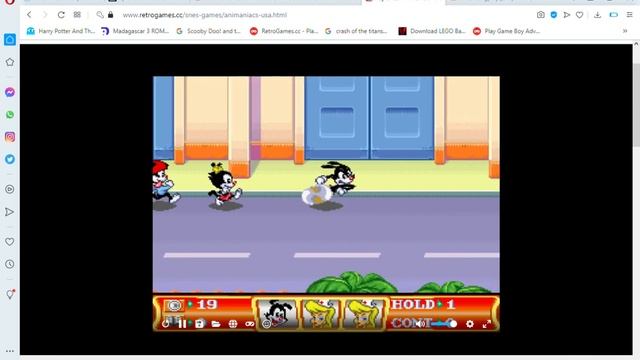 Play SNES Animaniacs USA Online In Your Browser   RetroGames Cc   Opera 2020 12 15 19 00 36