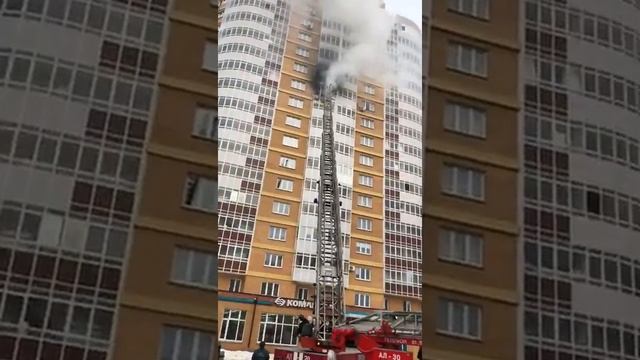 Возгорание квартиры в Покровском смотреть онлайн