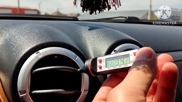 Работа кондиционера, замеры. Ларгус смотреть онлайн