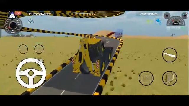 ✅JCB 3DX Backhoe Loader With Passenger New Mod Bus Simulator Indonesia Android Gameplay смотреть онлайн