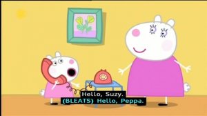 Свинка Пеппа на английском 1   Not Very Well with subtitles