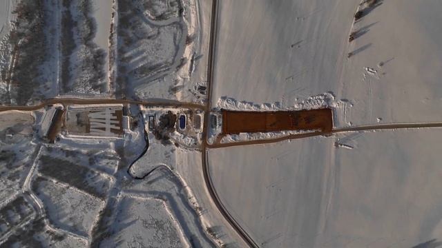 Трасса М12 Казань-Екатеринбург в районе Красноуфимска в декабре 2023г.