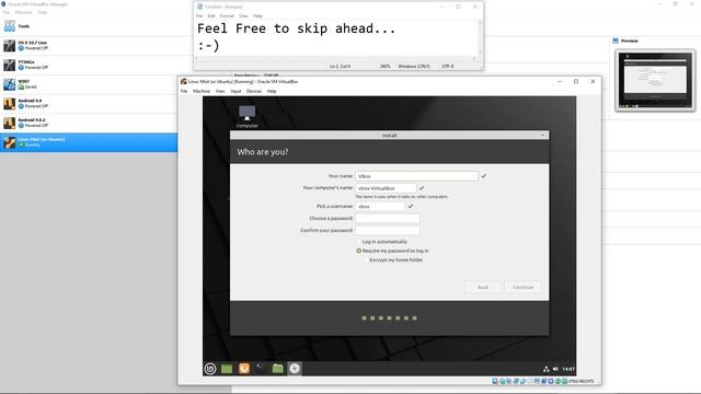 How To Install Linux Mint or Ubuntu in VirtualBox смотреть онлайн