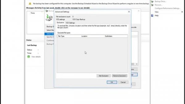 How to backup Windows Server 2016