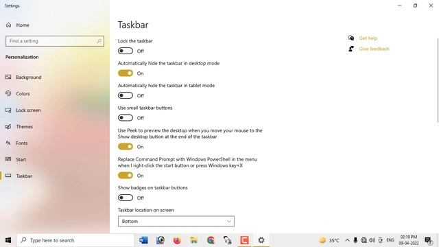 Taskbar Setting in Windows 10 | Computer Taskbar Settings | Windows 10 Taskbar Settings | Taskbar смотреть онлайн