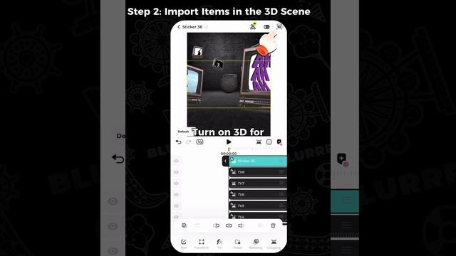 Blurrr Tutorial |How To Do A 3D Visual Edit? смотреть онлайн