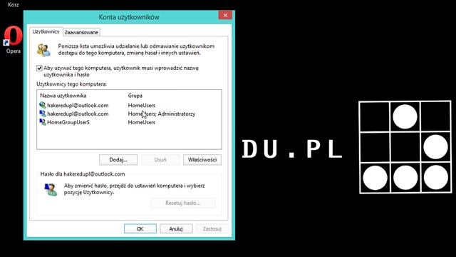 Windows bez hasła logowania | AUTOLOGOWANIE w Vista/7/8/8.1/10 смотреть онлайн