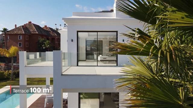 Newly built minimalistic villa for sale in Marbella | Spain Real Estate | Costa del Sol смотреть онлайн