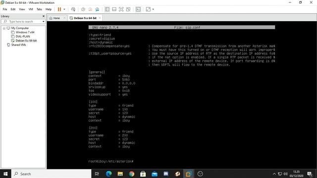 konfigurasi asterisk di debian 9 смотреть онлайн