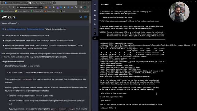Wazuh Home-Lab using Docker | Setting up Wazuh from scratch смотреть онлайн