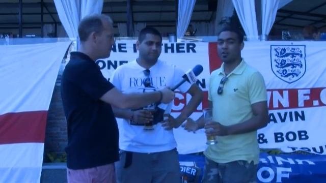 England fans arrive in Donetsk for Euro 2012 - The Butler reports. смотреть онлайн