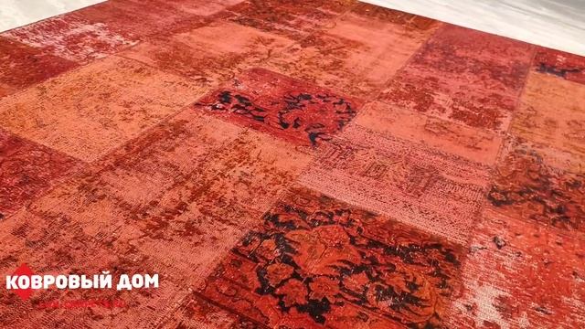 Ковер Pakistan Pachwork Orient red шерстяной HM 2,13х3,04 смотреть онлайн