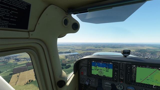 Microsoft Flight Simulator. Cessna 172S. Крым, Симферополь - Севастополь.