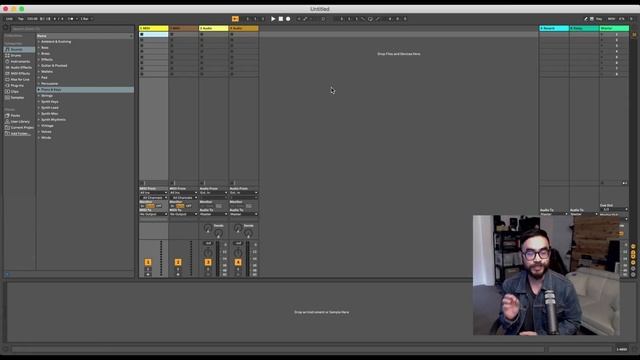 Running Ableton Live 10 For The First Time - Free DJ Tutorial смотреть онлайн