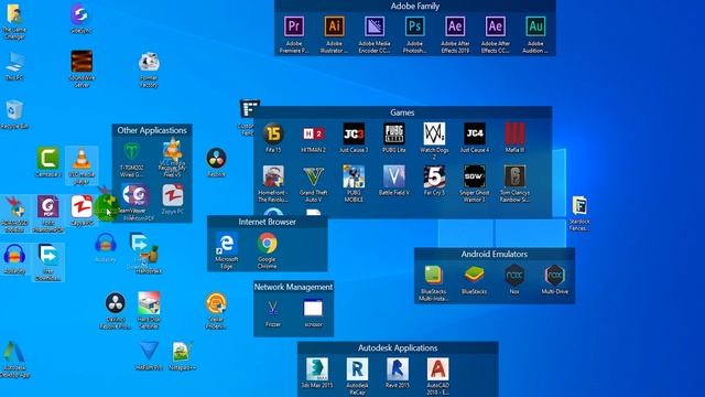 How To Organize Desktop Icons Windows 10 смотреть онлайн