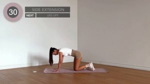 10 MIN BASIC BOOTY WORKOUT _ Pilates Style Glute Exercises For A Round & Lifted Booty _ Eylem Abaci