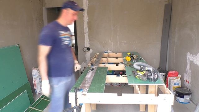 Фрезеровка гипсокартона, первый опыт.Time Lapse.