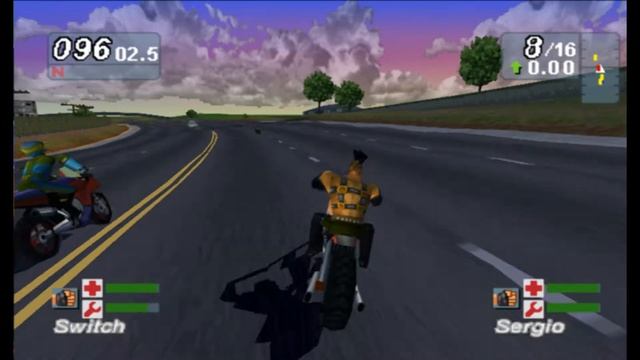 Road Rash Ps1. Epsxe2.0.5(Best Graphics)(wide-screen)Full HD Gameplay. смотреть онлайн