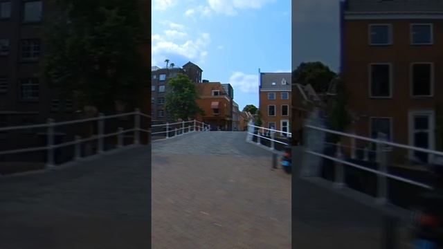 Leiden walk to my Family's old home 360 camera #travel #netherlands смотреть онлайн