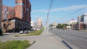 Прогулка по Новосибирску в 4K от ГПНТБ - ул. Бориса Богаткова - ул. Кошурникова - Берёзовая роща