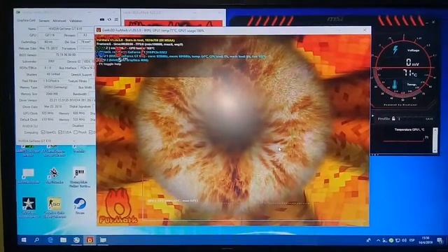 GT 610 VS FurMark (sale mal titulo clickbait) смотреть онлайн