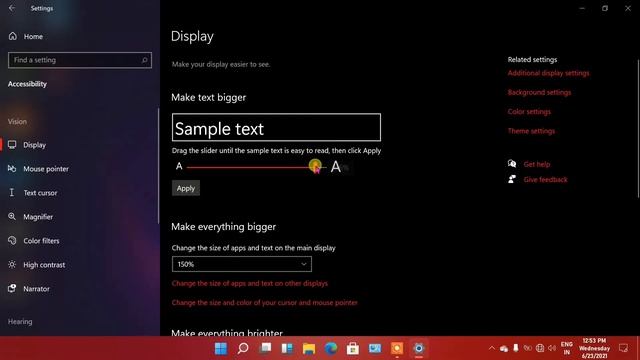 How to change font size in windows 11 latest Microsoft windows 11 смотреть онлайн