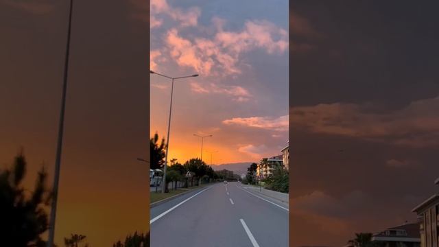 Как же прекрасно море в свете вечернего заката 🌅 #турция