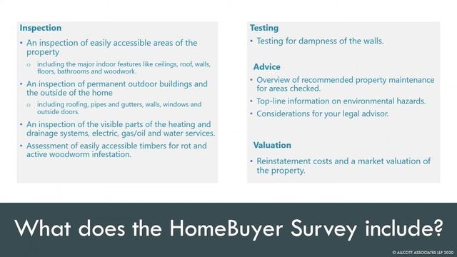 What is a HomeBuyer Survey? смотреть онлайн